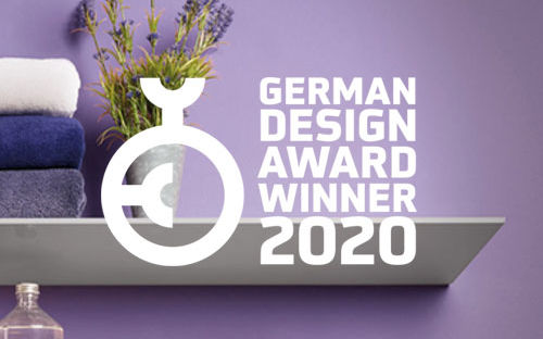 ALU 220 Wandboard mit Label German Design Award 220